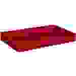 1658719 Stapelbehälter Basic lebensmittelgeeignet (L x B x H) 600 x 400 x 75mm Rot