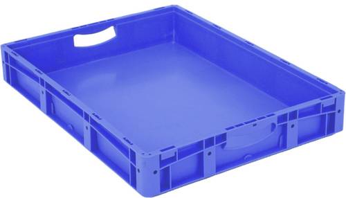 1658720 Stapelbehälter lebensmittelgeeignet (L x B x H) 800 x 600 x 120mm Blau 1St.