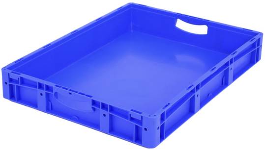BITO Lagertechnik 1658720 Stapelbehälter lebensmittelgeeignet (L x B x H) 800 x 600 x 120mm Blau 1St.