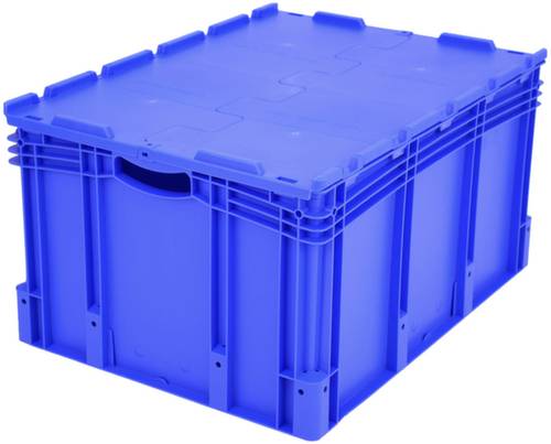 1658722 Stapelbehälter lebensmittelgeeignet (L x B x H) 800 x 600 x 438mm Blau 1St.