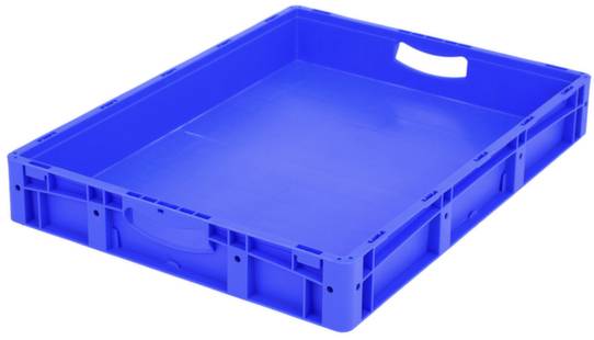 BITO Lagertechnik 1658723 Stapelbehälter lebensmittelgeeignet (L x B x H) 800 x 600 x 120mm Blau 1St.