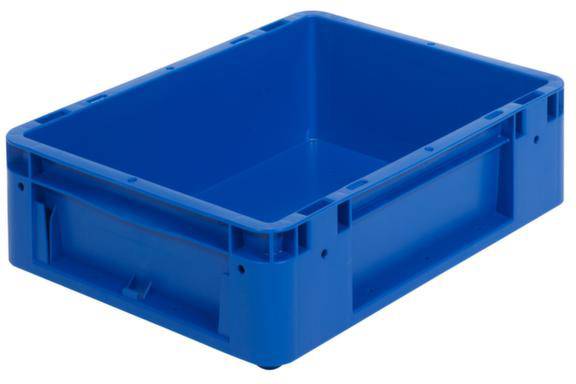 Alpha Paletten & Boxen 1658732 Stapelbehälter lebensmittelgeeignet (L x B x H) 400 x 300 x 120mm Blau 1St.
