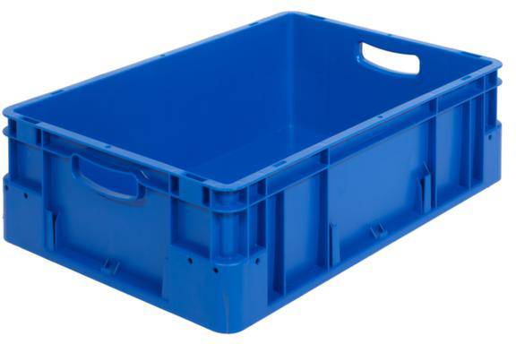 Alpha Paletten & Boxen 1658735 Stapelbehälter lebensmittelgeeignet (L x B x H) 600 x 400 x 180mm Blau 1St.