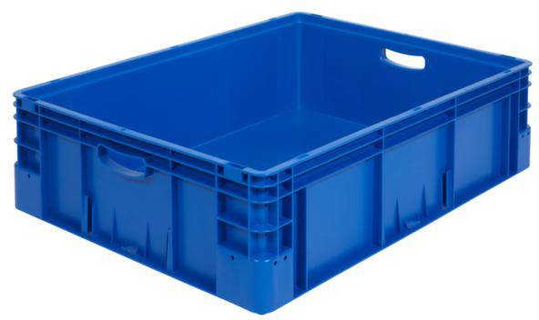 Alpha Paletten & Boxen 1658737 Stapelbehälter lebensmittelgeeignet (L x B x H) 800 x 600 x 220mm Blau 1St.