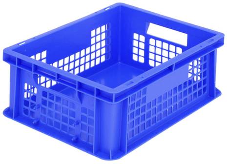 BITO Lagertechnik 1658741 Stapelbehälter Classic lebensmittelgeeignet (L x B x H) 400 x 300 x 153mm Blau 1St.