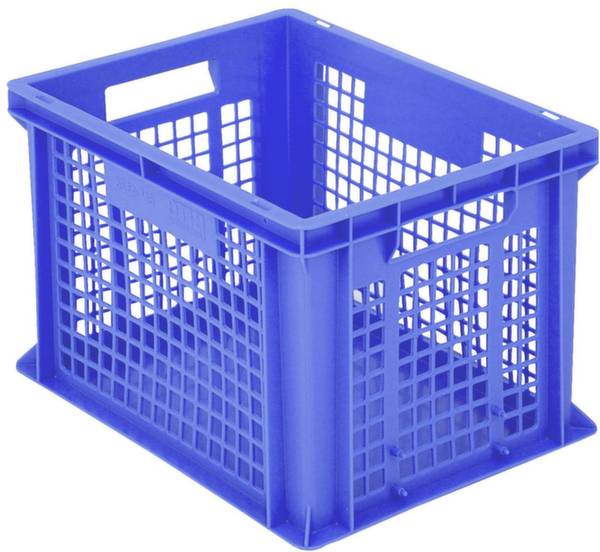 BITO Lagertechnik 1658742 Stapelbehälter Classic lebensmittelgeeignet (L x B x H) 400 x 300 x 265mm Blau 1St.