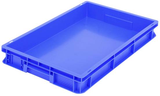 BITO Lagertechnik 1658747 Stapelbehälter Classic lebensmittelgeeignet (L x B x H) 600 x 400 x 78mm Blau 1St.