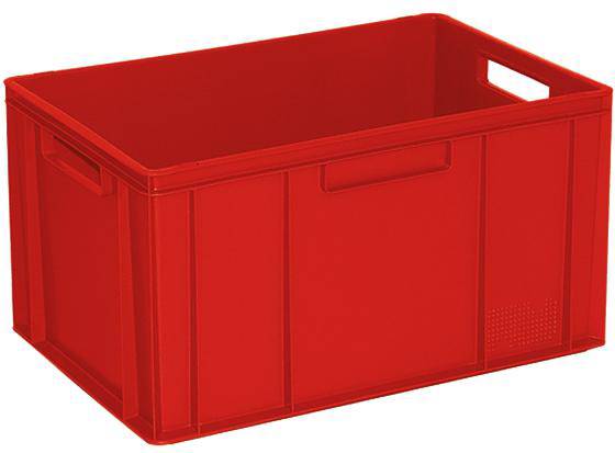 BRB Lagertechnik 1658752 Stapelbehälter Basic lebensmittelgeeignet (L x B x H) 600 x 400 x 320mm Rot 1St.