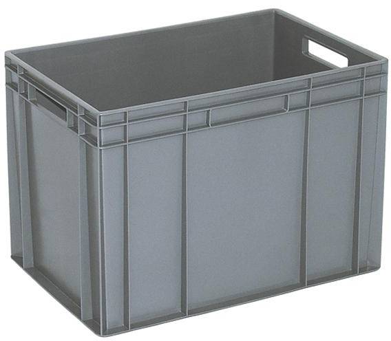 BRB Lagertechnik 1658759 Stapelbehälter Basic lebensmittelgeeignet (L x B x H) 600 x 400 x 410mm Grau 1St.