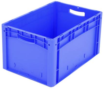 BITO Lagertechnik 1658762 Stapelbehälter Ergonomic lebensmittelgeeignet (L x B x H) 600 x 400 x 320mm Blau 1St.