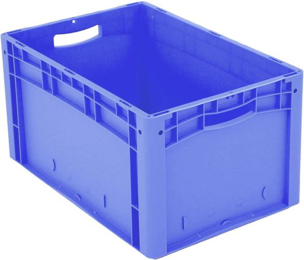 BITO Lagertechnik 1658762 Stapelbehälter Ergonomic lebensmittelgeeignet (L x B x H) 600 x 400 x 320mm Blau 1St.