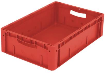 BITO Lagertechnik 1658763 Stapelbehälter Ergonomic lebensmittelgeeignet (L x B x H) 600 x 400 x 170mm Rot 1St.