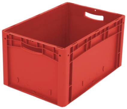 BITO Lagertechnik 1658764 Stapelbehälter Ergonomic lebensmittelgeeignet (L x B x H) 600 x 400 x 320mm Rot 1St.