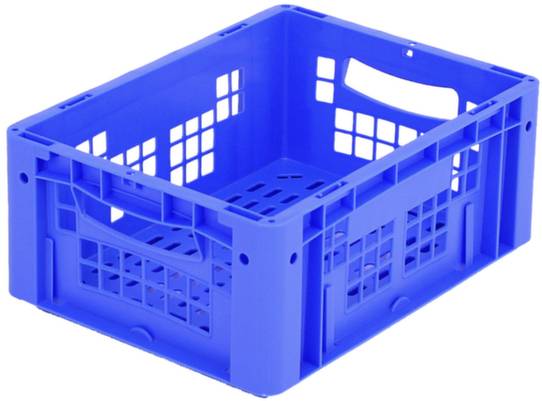 BITO Lagertechnik 1658765 Stapelbehälter Ergonomic lebensmittelgeeignet (L x B x H) 400 x 300 x 170mm Blau 1St.