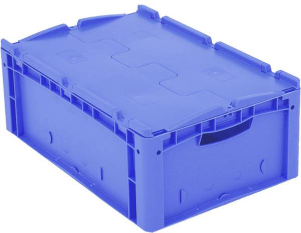 BITO Lagertechnik 1658770 Stapelbehälter lebensmittelgeeignet (L x B x H) 600 x 400 x 220mm Blau 1St.