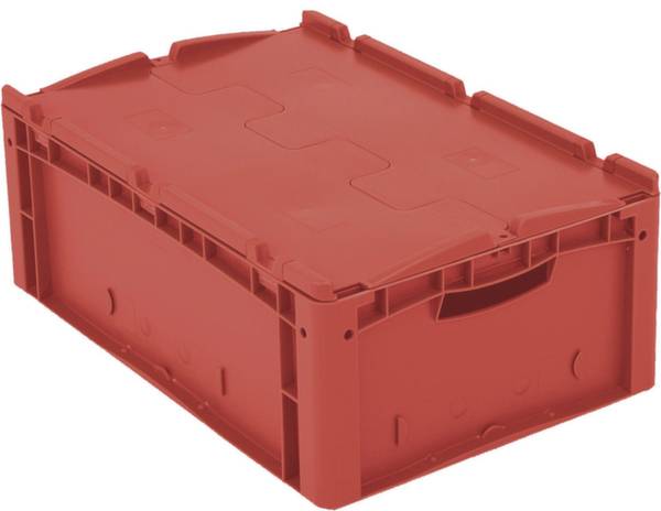 BITO Lagertechnik 1658773 Stapelbehälter lebensmittelgeeignet (L x B x H) 600 x 400 x 220mm Rot 1St.