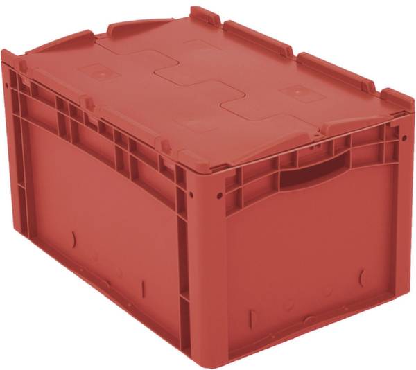 BITO Lagertechnik 1658774 Stapelbehälter lebensmittelgeeignet (L x B x H) 600 x 400 x 320mm Rot 1St.
