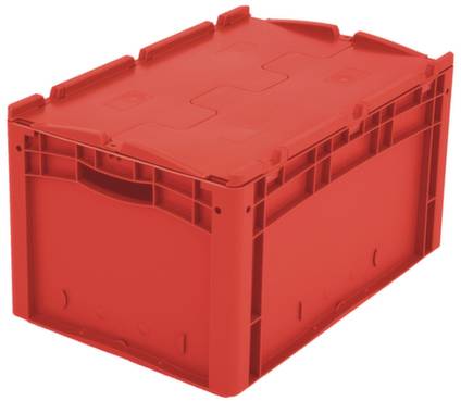 BITO Lagertechnik 1658774 Stapelbehälter lebensmittelgeeignet (L x B x H) 600 x 400 x 320mm Rot 1St.