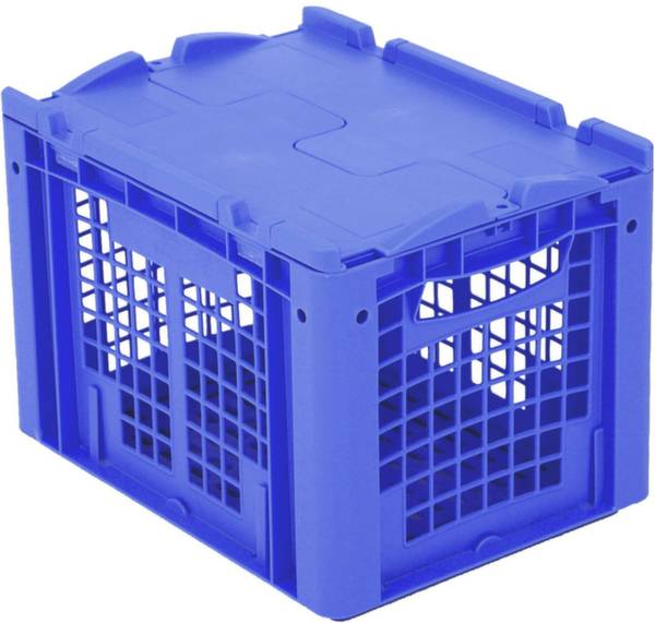 BITO Lagertechnik 1658775 Stapelbehälter lebensmittelgeeignet (L x B x H) 400 x 300 x 270mm Blau 1St.