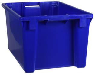 Plastipol Scheu 1658784 Stapelbehälter lebensmittelgeeignet (L x B x H) 600 x 400 x 300mm Blau 1St.