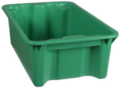 Plastipol Scheu 1658787 Stapelbehälter lebensmittelgeeignet (L x B x H) 590 x 380 x 202mm Grün 1St.