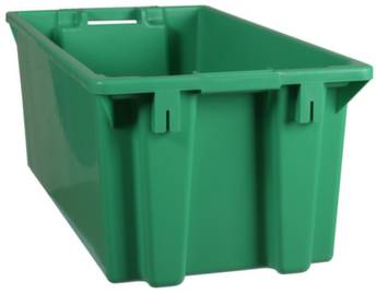 Plastipol Scheu 1658788 Stapelbehälter lebensmittelgeeignet (L x B x H) 800 x 400 x 300mm Grün 1St.