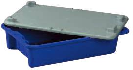 Plastipol Scheu 1658791 Stapelbehälter lebensmittelgeeignet (L x B x H) 590 x 380 x 135mm Blau 1St.