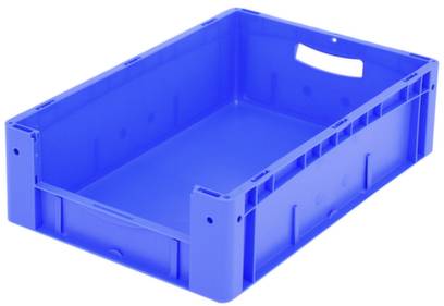 BITO Lagertechnik 1658829 Sichtlagerkasten lebensmittelgeeignet (L x B x H) 600 x 400 x 170mm Blau 1St.