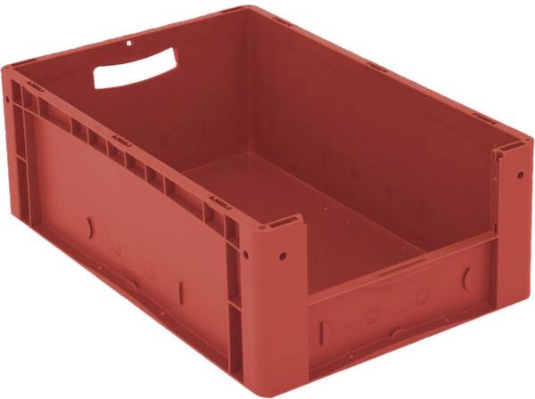 BITO Lagertechnik 1658830 Sichtlagerkasten lebensmittelgeeignet (L x B x H) 600 x 400 x 220mm Rot 1St.