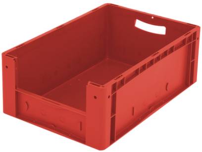 BITO Lagertechnik 1658830 Sichtlagerkasten lebensmittelgeeignet (L x B x H) 600 x 400 x 220mm Rot 1St.