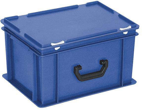 BRB Lagertechnik 1658831 Stapelbehälter lebensmittelgeeignet (L x B x H) 400 x 300 x 235mm Blau 1St.