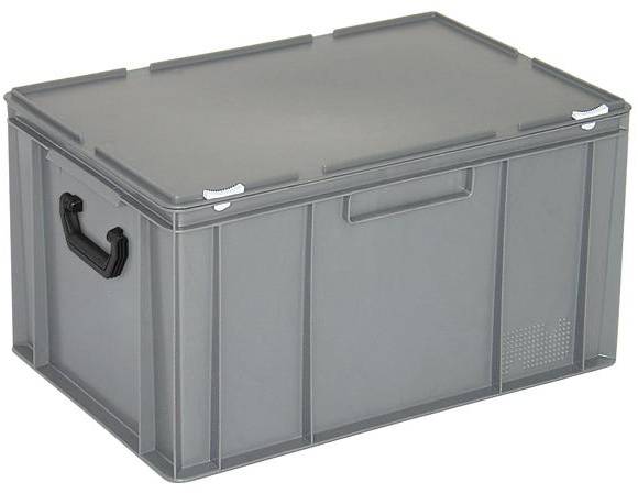 BRB Lagertechnik 1658834 Stapelbehälter lebensmittelgeeignet (L x B x H) 600 x 400 x 330mm Grau 1St.