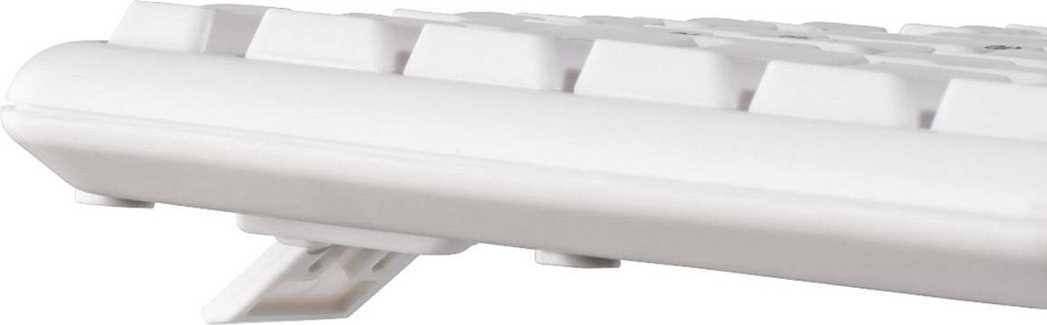 Hama Verano USB Tastatur Deutsch, QWERTZ, Windows® Weiß Spritzwassergeschützt