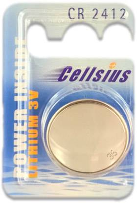 Cellsius Batterie Knopfzelle CR2412 3 V 1 St. 100 mAh Lithium CR2412