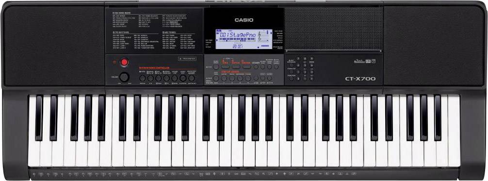 Casio CT-X700 Keyboard Schwarz inkl. Netzteil