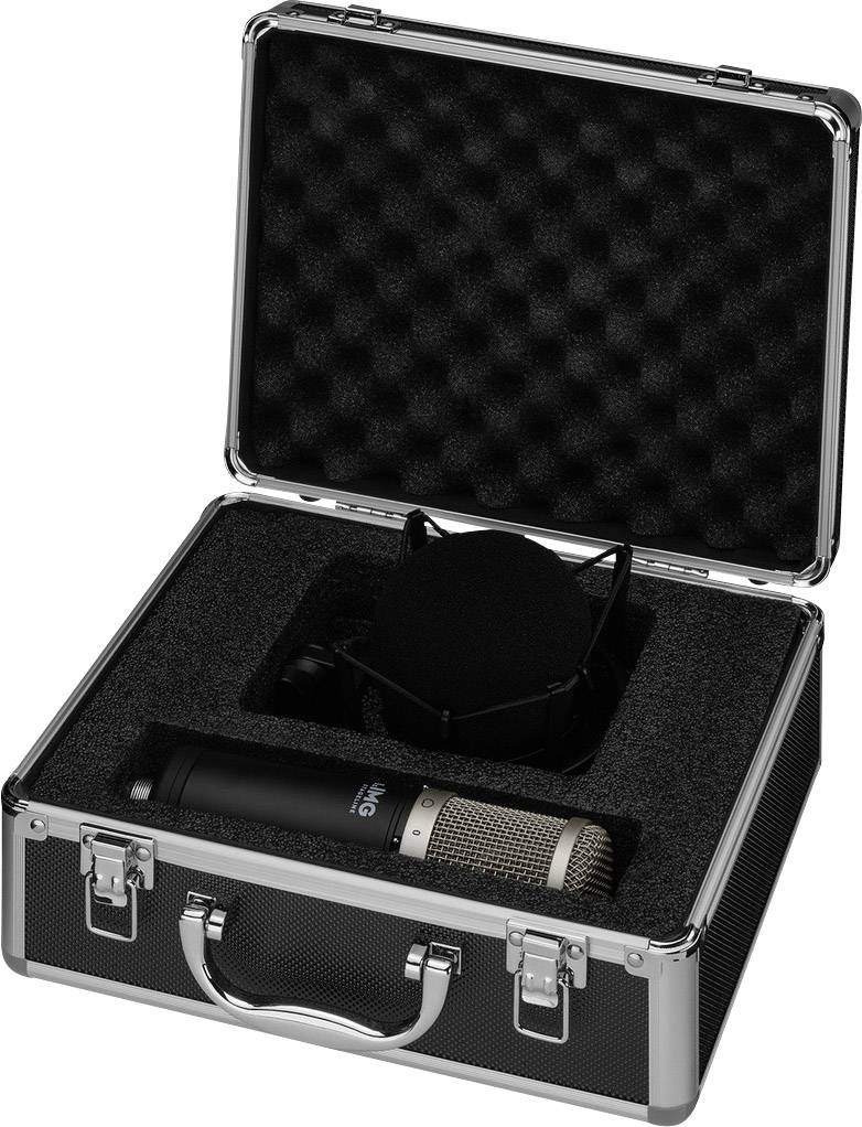 IMG StageLine ECMS-90 Studiomikrofon Übertragungsart (Details):Kabelgebunden inkl Spinne, inkl. Windschutz, inkl. Tasche, inkl