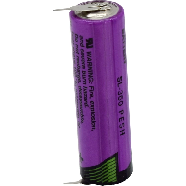 Tadiran Batteries SL 360 PR Spezial-Batterie Mignon (AA) U-Lötpins Lithium 3.6V 2400 mAh 1St. Tadiran Batteries SL 360 PR Spezial-Batterie Mignon (AA) U-Lötpins Lithium 3.6V 2400 mAh 1St.