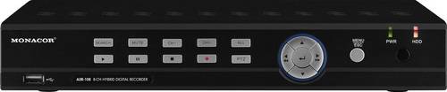 Monacor AXR-108 8-Kanal (AHD, Analog, HD-TVI) Digitalrecorder