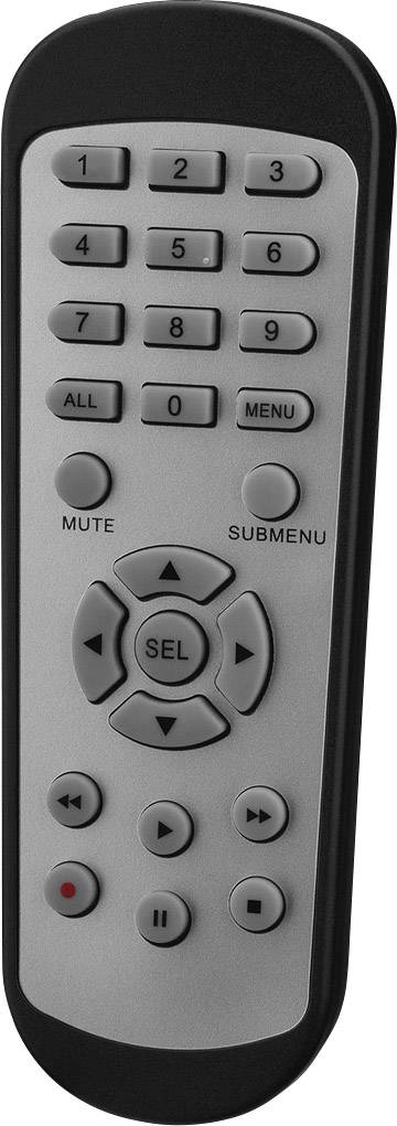 Monacor IOZ-408BV Kabelgebunden, LAN IP-Überwachungskamera-Set 8-Kanal mit 4 Kameras 2048 x 1536 Pixel