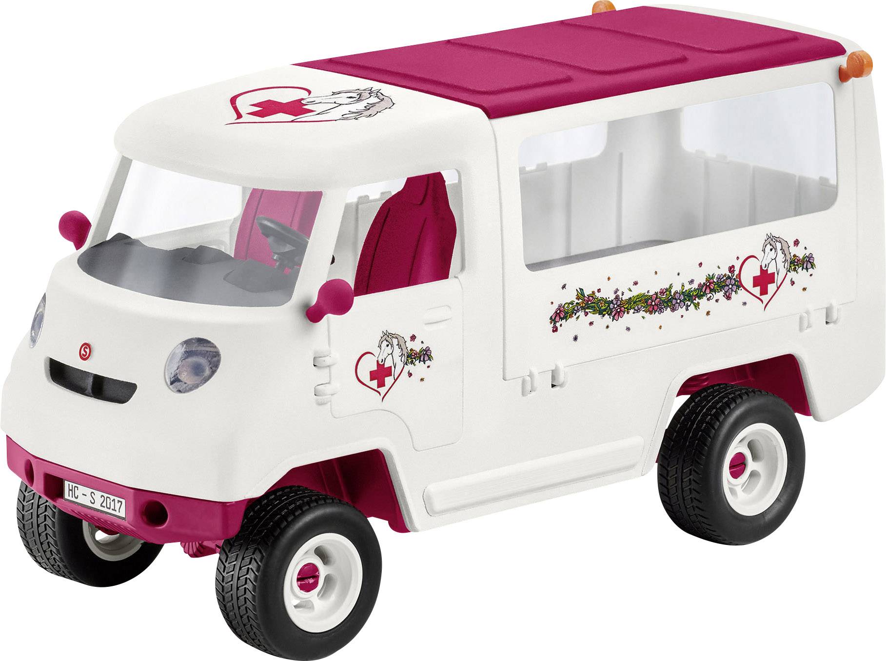 Schleich Horse Club Mobile Tierärztin mit Hannoveraner Fohlen 42370