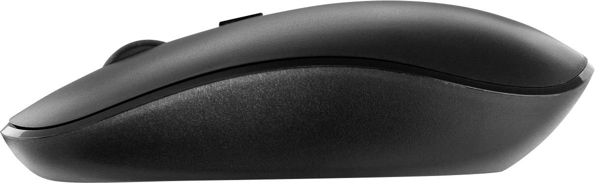 V7 Videoseven CKW200IT Funk Tastatur, Maus-Set Spritzwassergeschützt Italienisch, QWERTY Schwarz