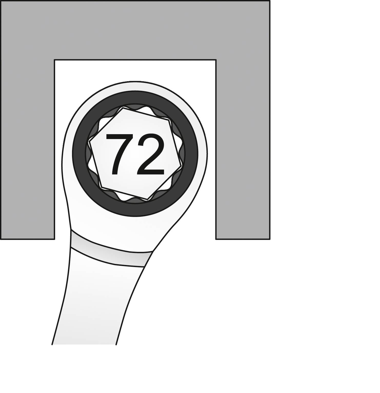 Matador Schraubwerkzeuge 01839050 Knarren-Ring-Maulschlüssel-Satz 5teilig Schlüsselweite (Metrisch) 8 - 19mm