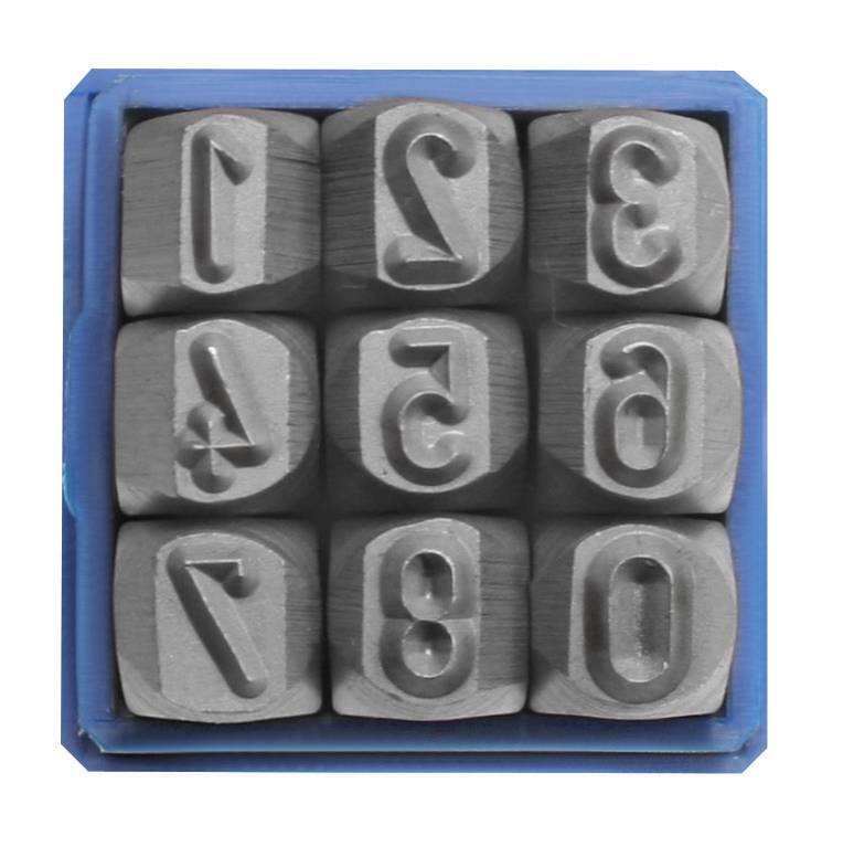 Matador Schraubwerkzeuge 07120050 9teilig Schlagzahlensatz Schrifthöhe: 5mm