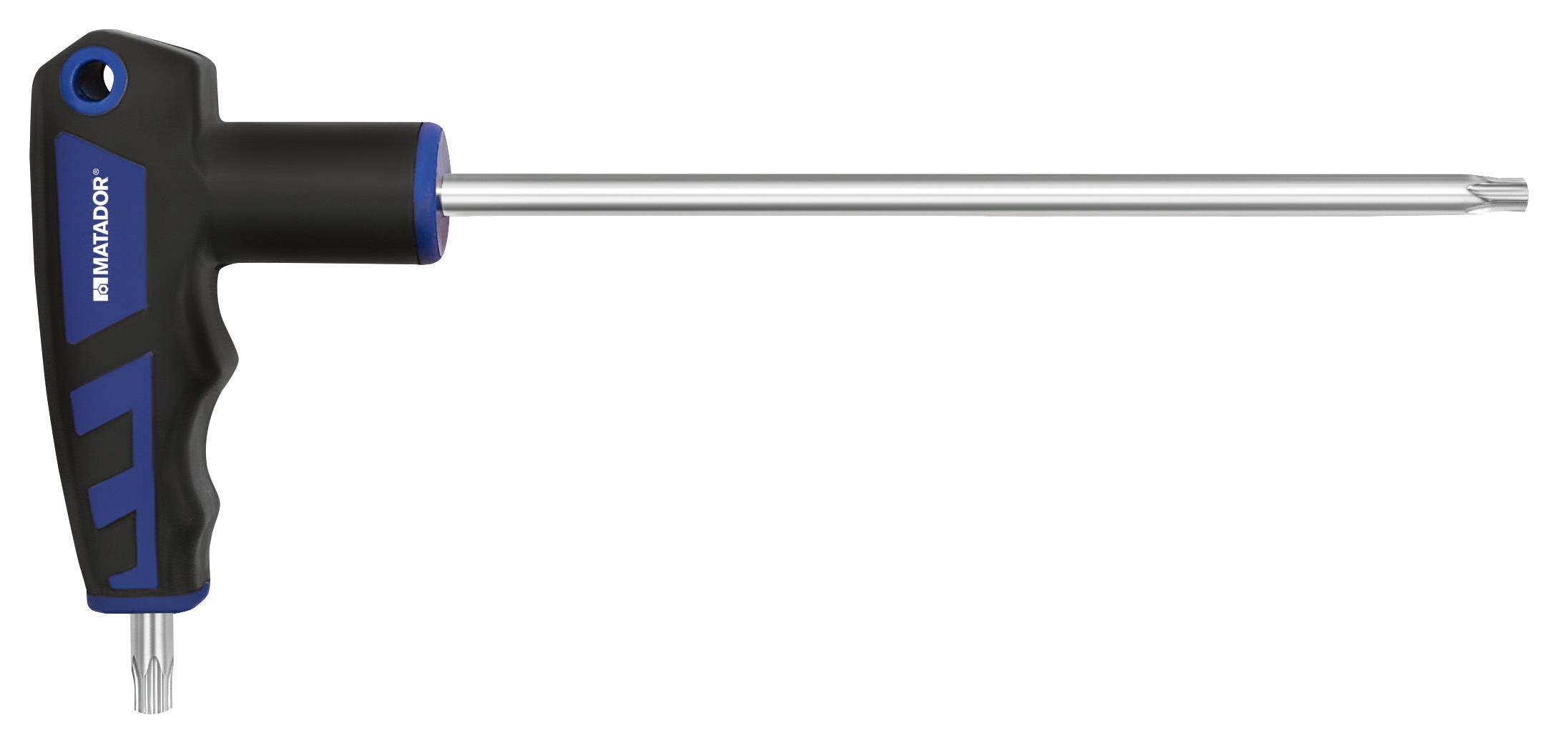 Matador Schraubwerkzeuge Innen-Sechsrund (TX) T-Griff-Winkelschraubendreher T 10, T 15, T 20, T 25, T 27, T 30, T 40, T 45, T 50