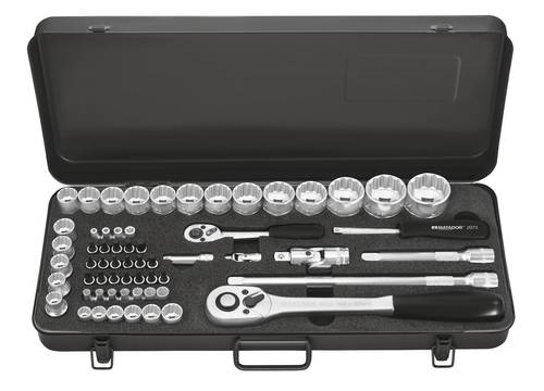 41189231 Außen-Doppelsechskant Steckschlüsselsatz 4.5 mm, 5 mm, 5.5 mm, 6 mm, 7 mm, 8 mm,