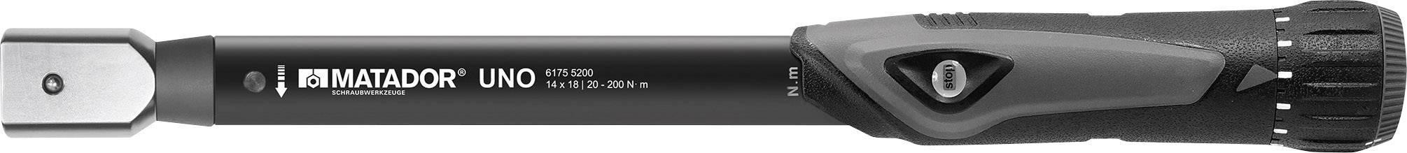 Matador Schraubwerkzeuge 61755200 Drehmomentschlüssel Einsteck-Vierkant 14 x 18mm 40 - 200 Nm
