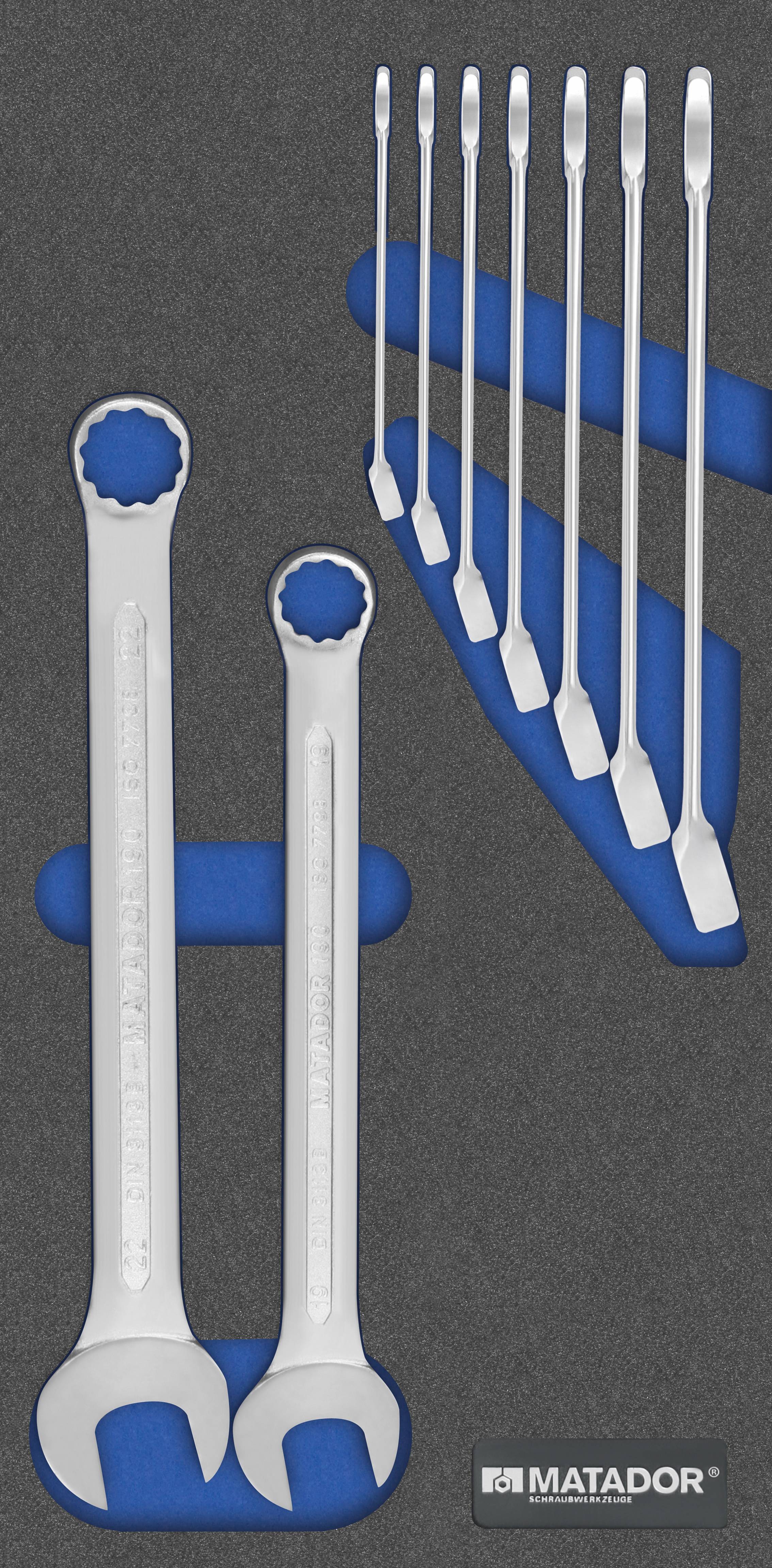 Matador Schraubwerkzeuge 81641185 Ring-Maulschlüssel-Satz 9teilig Schlüsselweite (Metrisch) 6 - 22mm