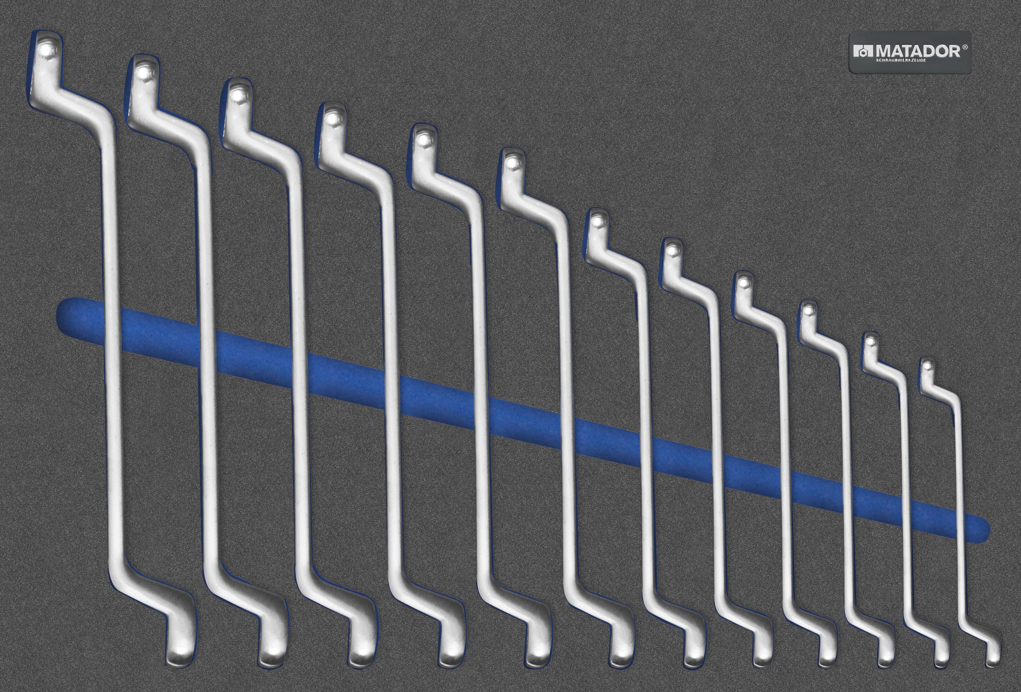 Matador Schraubwerkzeuge 81641200 Doppel-Ringschlüssel-Satz 12teilig Schlüsselweite (Metrisch) 6 - 32mm