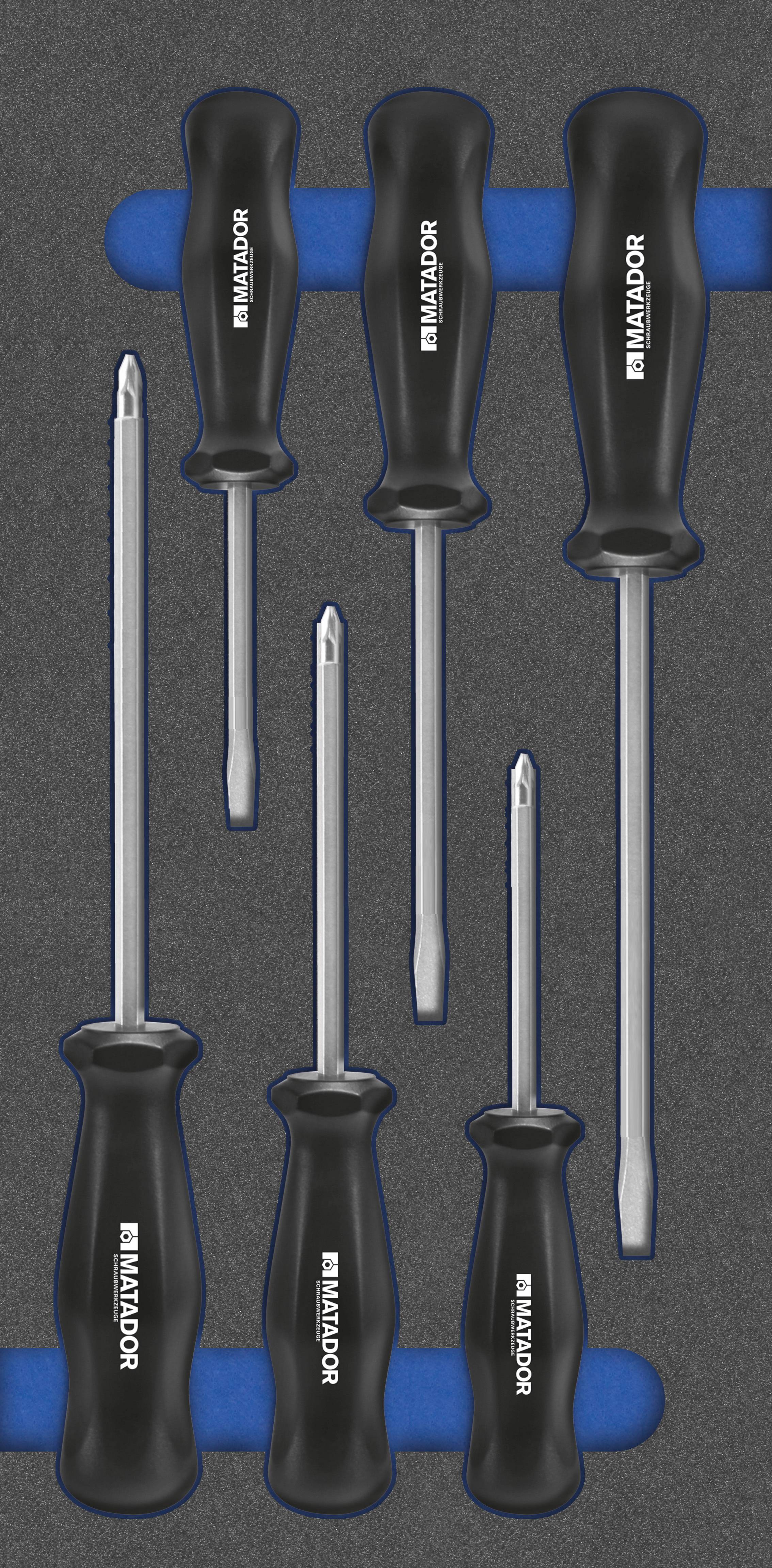 Matador Schraubwerkzeuge Werkstatt Schraubendreher-Set 6teilig