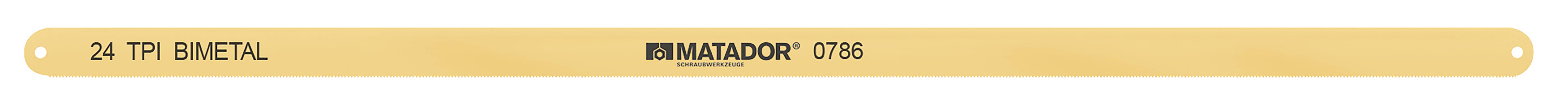 Matador Schraubwerkzeuge Metallsägeblatt HSS-DMo5, 300 x 13 x 0,6mm 07860003